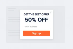 Place opt-in form on your website