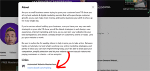 collecting emails on youtube