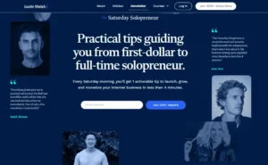 Create a Dedicated Landing Page for email collection