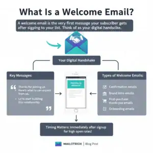 What is a Welcome Email - Mailotrix