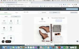 Klaviyo's email editor
