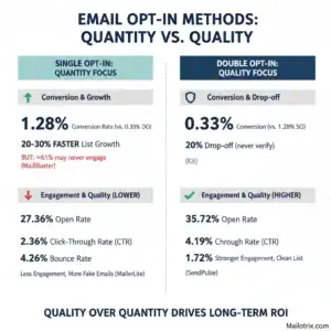 Double Opt-In vs Single Opt-In