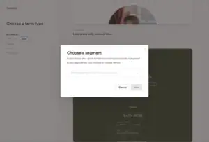 Flodesk's segmentation