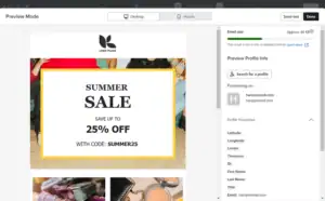 klaviyo email preview