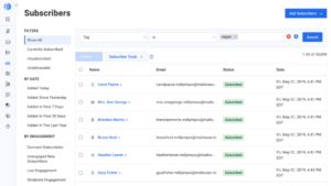 Aweber List Management