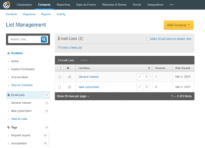 constant-contact-email-list-management