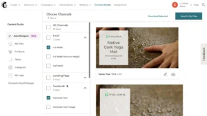 Mailchimp's Content Studio
