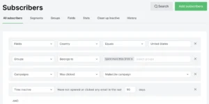 Mailerlite List Managment