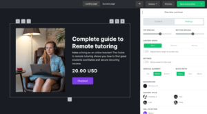 mailerlite-landing-page-for-selling-digital-product