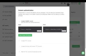 Verify Your Website & Email in mailerlite