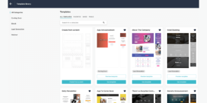 Moosend Landing pages Library