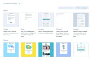 hubspot email-library-template
