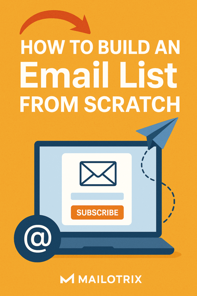How to build an email list